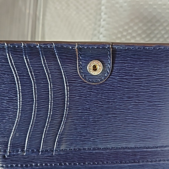 LAUREN RALPH LAUREN NAVY CARD CASE WALLET FOR WOMEN - Picture 4 of 11